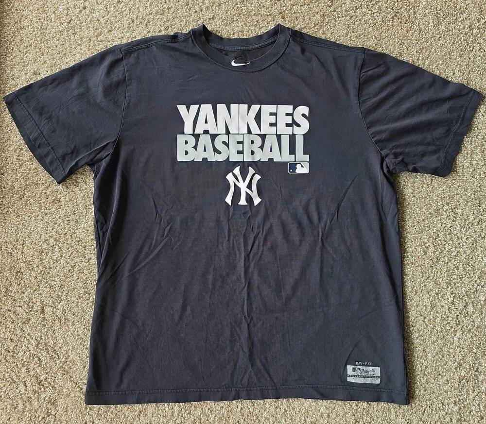 Nike Dri-Fit Authentic MLB New York Yankees Baseball Mens Shirt 2XL, Performance
